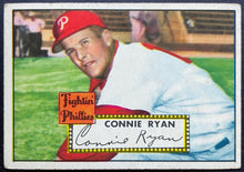 Load image into Gallery viewer, 1952 Topps Baseball Connie Ryan #107 Philadelphia Phillies MLB Card Vintage
