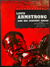 Load image into Gallery viewer, 1956 Louie Armstrong Concert Tour Program + Playbill Vintage Massey Hall Toronto