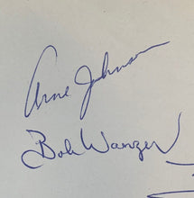 Load image into Gallery viewer, 1953/54 Rochester Royals Team Signed Paper Basketball NBA HOF Autograph Vintage