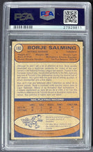 Load image into Gallery viewer, 1974 O-Pee-Chee #180 Borje Salming Rookie Card Toronto Maple Leafs NHL PSA 8