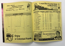 Load image into Gallery viewer, 1974 Boston Garden Stanley Cup Playoffs Game 1 Program Bruins Vs Toronto Orr