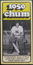 Load image into Gallery viewer, Vintage 1974 1050 Chum Radio Chart Gilles Gratton Cover Toronto Toros Hockey