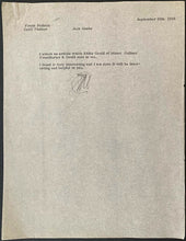 Load image into Gallery viewer, Jack Kent Cooke Signed Memo Toronto Maple Leaf Baseball Club Autographed Letter