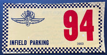 Load image into Gallery viewer, 1994 Indy 500 Racing Full Ticket + Parking Pass IndyCar Emerson Fittipaldi VTG