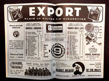 Load image into Gallery viewer, 1964 Toronto Maple Leafs Stanley Cup Playoffs Program Game 3 Semi Finals