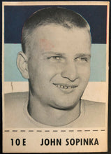 Load image into Gallery viewer, 1956 Nabisco Shredded Wheat CFL Football #10E John Sopinka Toronto Argonauts