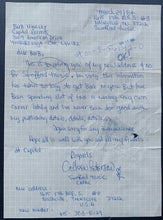 Load image into Gallery viewer, Colleen Peterson Signed Handwriten Letter Canadian Country Folk Singer Quartette