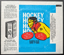 Load image into Gallery viewer, 1974 O-Pee-Chee Hockey Card Set Wax Wrapper Packaging Vintage NHL