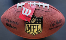 Load image into Gallery viewer, Roger Staubach + Tony Dorsett Autographed Duke Wilson NFL Football Fanatics