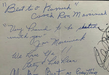 Load image into Gallery viewer, 1978 University Miami Signed Roast Program Autographed x14 Shula Howard Margret