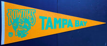 Load image into Gallery viewer, 1970's Tampa Bay Rowdies NASL Soccer Team Full Size Pennant Vintage 30"