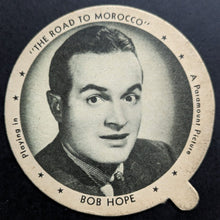 Load image into Gallery viewer, 1952 Bob Hope Dixie Lid Grisham's Ice Cream "The Road To Morocco" Movie Promo