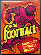 Load image into Gallery viewer, 1973 Topps Football Unopened Wax Pack Franco Harris Ken Stabler RC Year
