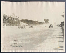 Load image into Gallery viewer, 1924 Indianapolis 500 Original Vintage Photo Big Race Underway Ralph DePalma