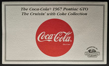 Load image into Gallery viewer, 1967 Coca Cola Pontiac GTO Dinky Diecast Matchbox Collectibles Model Car