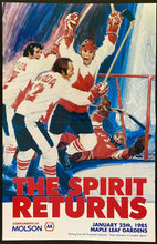 Load image into Gallery viewer, 1985 NHL Hockey Exhibition Game Program Team Canada 1973 v Retired All-Stars