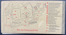 Load image into Gallery viewer, 1936 Berlin Summer Olympics Ticket Book With Ticket Sports Vintage Historical