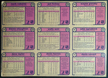 Load image into Gallery viewer, 1982-83 OPC Hockey Card Original Vintage Sheet Wayne Gretzky #106 O-Pee-Chee NHL