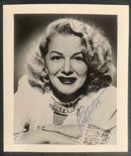 Load image into Gallery viewer, c1950 Betty Hutton Actress Celebrity Vintage Signed Autographed Photo