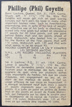 Load image into Gallery viewer, 1958-59 Parkhurst Hockey Card #47 Phil Goyette Montreal Canadiens NHL Vintage