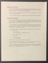 Load image into Gallery viewer, 1978 Toronto Maple Leafs Receive Dave Hutchison Historic Trade Agreement Vintage