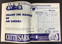 Load image into Gallery viewer, 1967 NHL Playoff Program Game 3 New York Rangers v Montreal Canadiens Vtg Hockey