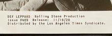 Load image into Gallery viewer, 1983 Vintage Def Leppard Rolling Stone Magazine Promo Photo Double Issue