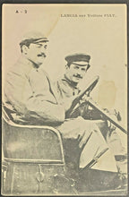 Load image into Gallery viewer, 1906 Rare Postcard Vincenzo Lancia Italian Racing Driver In His Fiat Race Car