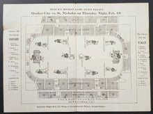 Load image into Gallery viewer, 1921 Rare Philadelphia Ice Palace Ivy League Hockey Program Harvard vs Yale