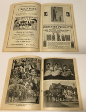 Load image into Gallery viewer, 1927 CIRCUS MAGAZINE Wild West & Animal Review Rare History All Companies Vtg AD