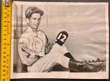 Load image into Gallery viewer, 1953 Horse Racing Legend Willie Shoemaker Type 1 Photo Golden Gate Fields