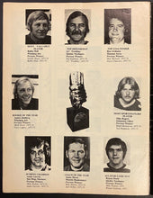 Load image into Gallery viewer, 1975 Autographed WHA Program Toronto Toros Houston Aeros Signed Frank Mahovlick