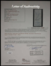 Load image into Gallery viewer, Toronto Maple Leafs Multi-Signed Sheet x9 Autographed Page Foster Hewitt + LOA
