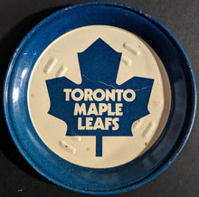 Load image into Gallery viewer, 1974 Toronto Maple Leaf Metal Drink Coaster NHL Ashtray Metal Disk Vintage