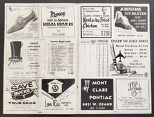 Load image into Gallery viewer, 1966 Chicago Stadium NHL Program Blackhawks vs Toronto Maple Leafs Doug Mohns