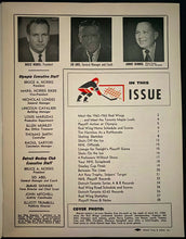 Load image into Gallery viewer, 1963 Stanley Cup Finals NHL Hockey Program Game 4 Leafs vs Detroit Red Wings