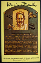 Load image into Gallery viewer, Robin Roberts Signed Hall Of Fame Plaque Autographed Postcard Phillies MLB JSA