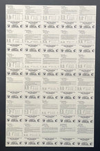 Load image into Gallery viewer, 1987-88 Calgary Flames Red Rooster Complete Sheet 30 Cards Brett Hull +