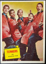 Load image into Gallery viewer, 1957 Topps Hit Stars Trading Card Teenagers #18 Non Sports Vintage