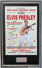 Load image into Gallery viewer, 1957 Elvis Presley Toronto MLG Concert Ticket Stub POP 1 PSA 2 Extremely Rare