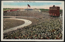Load image into Gallery viewer, 1920's Newly Built Yankee Stadium MLB Baseball Postcard Bronx New York Vintage