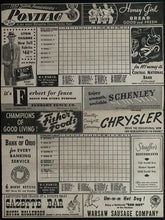 Load image into Gallery viewer, 1951 Vintage Cleveland Indians Complete Program MLB Baseball New York Yankees