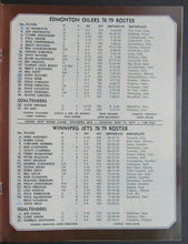 Load image into Gallery viewer, 1979 Avco Cup Final Program Edmonton Oilers Wayne Gretzky 1st Pro Season Jets
