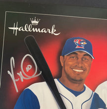 Load image into Gallery viewer, Halladay + Wells + Delgado Autographed Signed Blue Jays All Star Poster MLB JSA