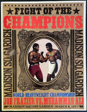 Load image into Gallery viewer, 1971 Vintage Boxing Program Muhammad Ali Cassius Clay v Joe Frazier MSG New York