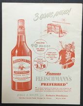 Load image into Gallery viewer, 1948 NHL Hockey Chicago Stadium Program + Tickets Blackhawks Montreal Canadiens