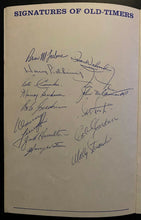 Load image into Gallery viewer, 1970 Vintage Hockey Program NHL Old Timers TV Press Radio Stars Harry Watson
