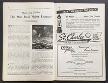Load image into Gallery viewer, 1951 Maple Leafs Gardens NHL Program Toronto Maple Leafs vs NY Rangers Sid Smith