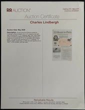 Load image into Gallery viewer, 1934 Charles A Lindbergh Signed Postal Cover Autographed Aviator History PSA DNA