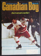 Load image into Gallery viewer, 1969 Canadian Boy Magazine NHL Red Wings Gordie Howe